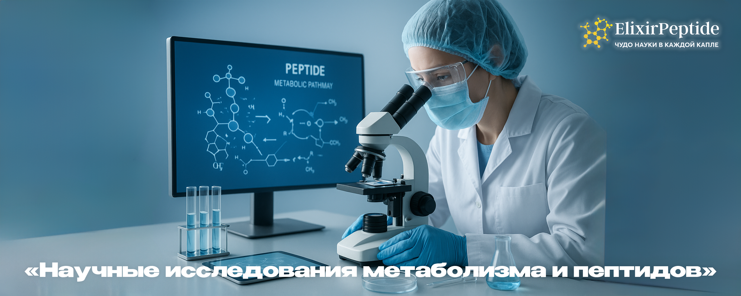 Научные исследования метаболизма и пептидов